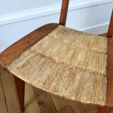 Set of 3 vintage Roger Landault "Ellipse" Sentou chairs 1957