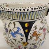 Double ceramic pitcher container