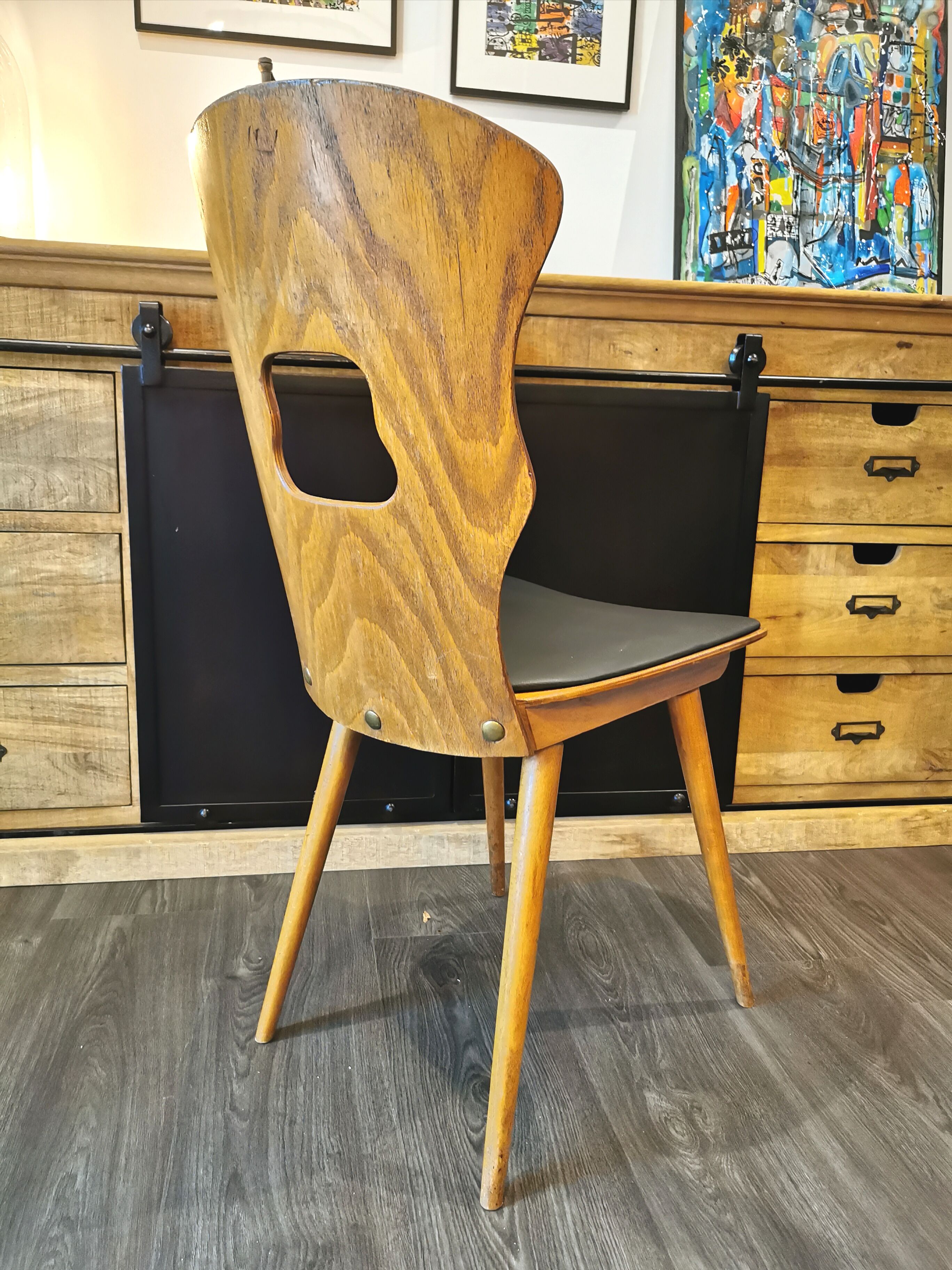 A Baumann Gentiane bistro chair