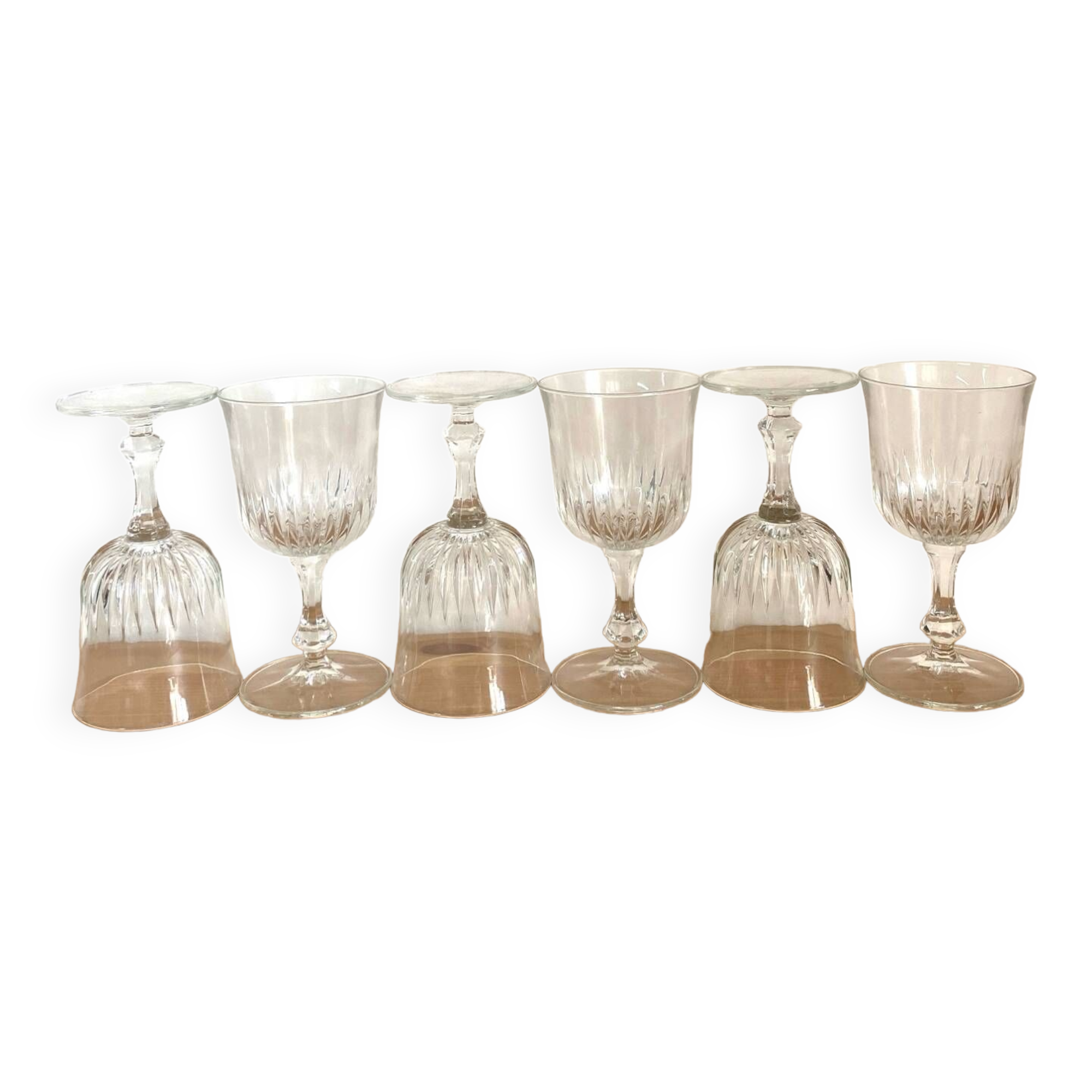 Red wine glasses - Esso - Vintage