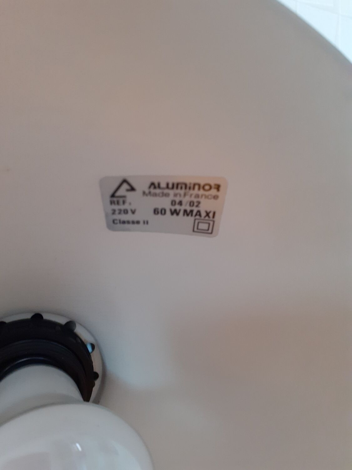 Lampe de bureau Aluminor jaune-orange