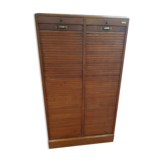 Double oak curtain binder