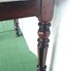 Walnut table on white marble for kitchen, old