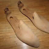 Pair of rough wood shoe trees