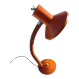 Vintage orange metal lamp