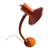 Lampe vintage métal orange