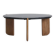 Table basse marbre noir et bois de manguier