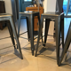 Lot de 6 tabourets de bar Tolix