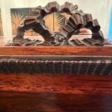 Verriot display case in rosewood, 19th century