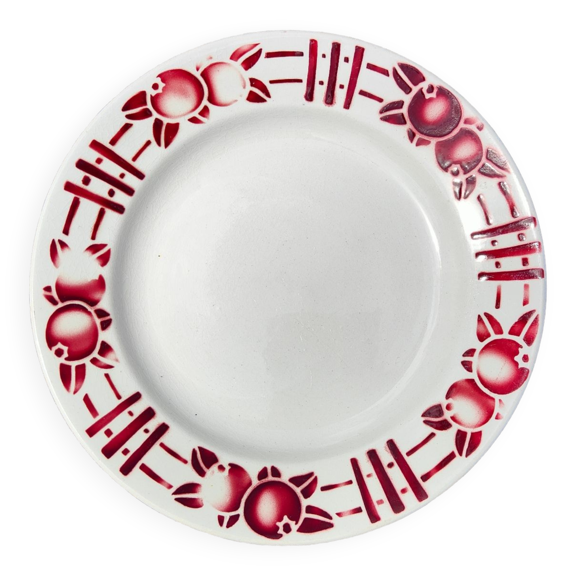 Saint Amand opaque porcelain plates