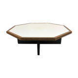 Vintage coffee table wenge hexagon 1960