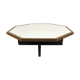 Table basse hexagonale en wengé 1960