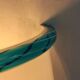 Art Deco hand-blown Murano glass wall lamp