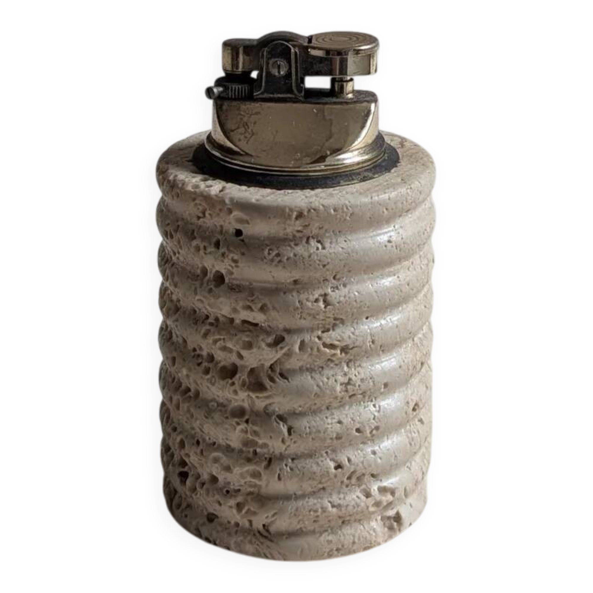 Briquet en travertin