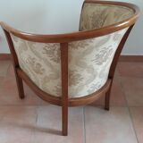 Lot of 2 convertible chairs in Louis Philippe style hetre