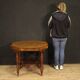 Table octogonale en bois marqueté du XXe siècle