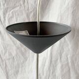 Vintage white opaline ball pendant light