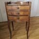 Petit meuble d’appoint / chiffonnier 3 tiroirs en bois – Style rustique
