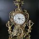 Louis XV style gilded bronze clock