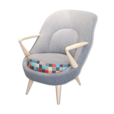 Fauteuil ''345'' vintage polonais du milieu du siècle, 1958