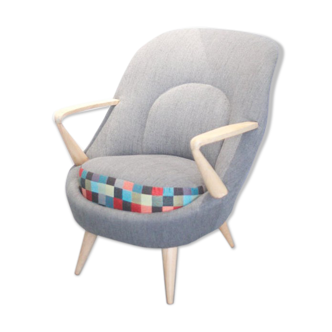 Fauteuil "345" vintage polonais du milieu du siècle, 1958