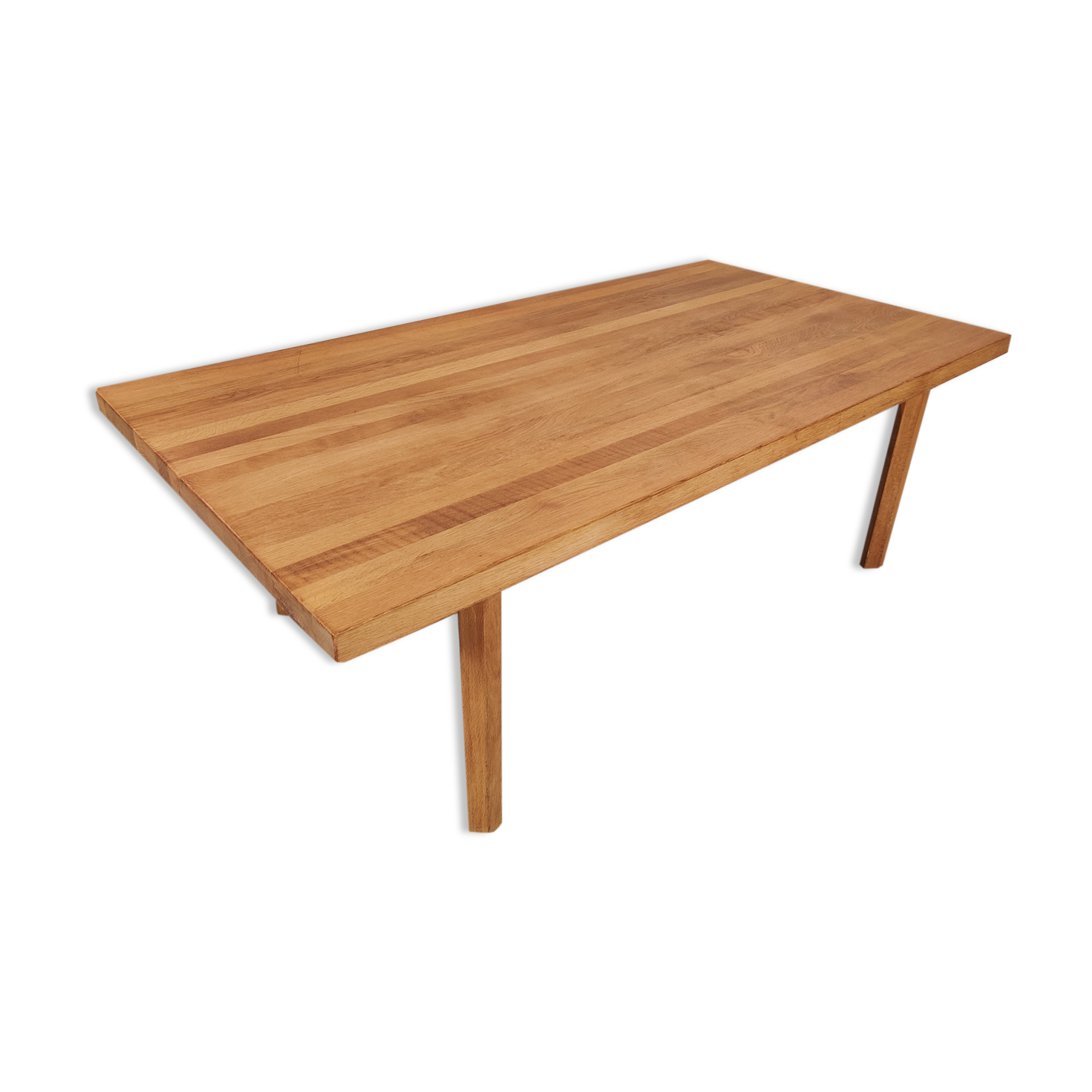 Scandinavian coffee table Mickaël Laursen in solid oak, Denmark 1960s