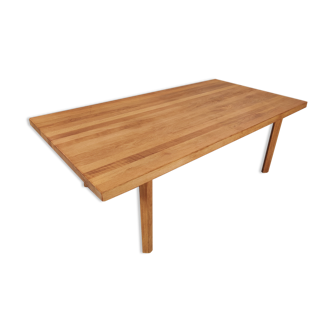 Scandinavian coffee table Mickaël Laursen in solid oak, Denmark 1960s