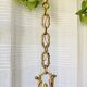 Louis XV style chandelier from the mid-20th century in solid gilded bronze.
