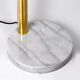 Large lamp arc 5 fires foot marble Reggiani. Italy, 70s