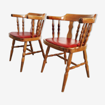 Pair of armchairs Baumann