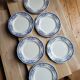 Set of 6 Villeray de Luneville dessert plates