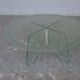Roundtable low 80s vintage in glass and plexiglass