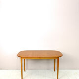Scandinavian vintage oak extending table