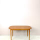 Table extensible en chêne vintage scandinave