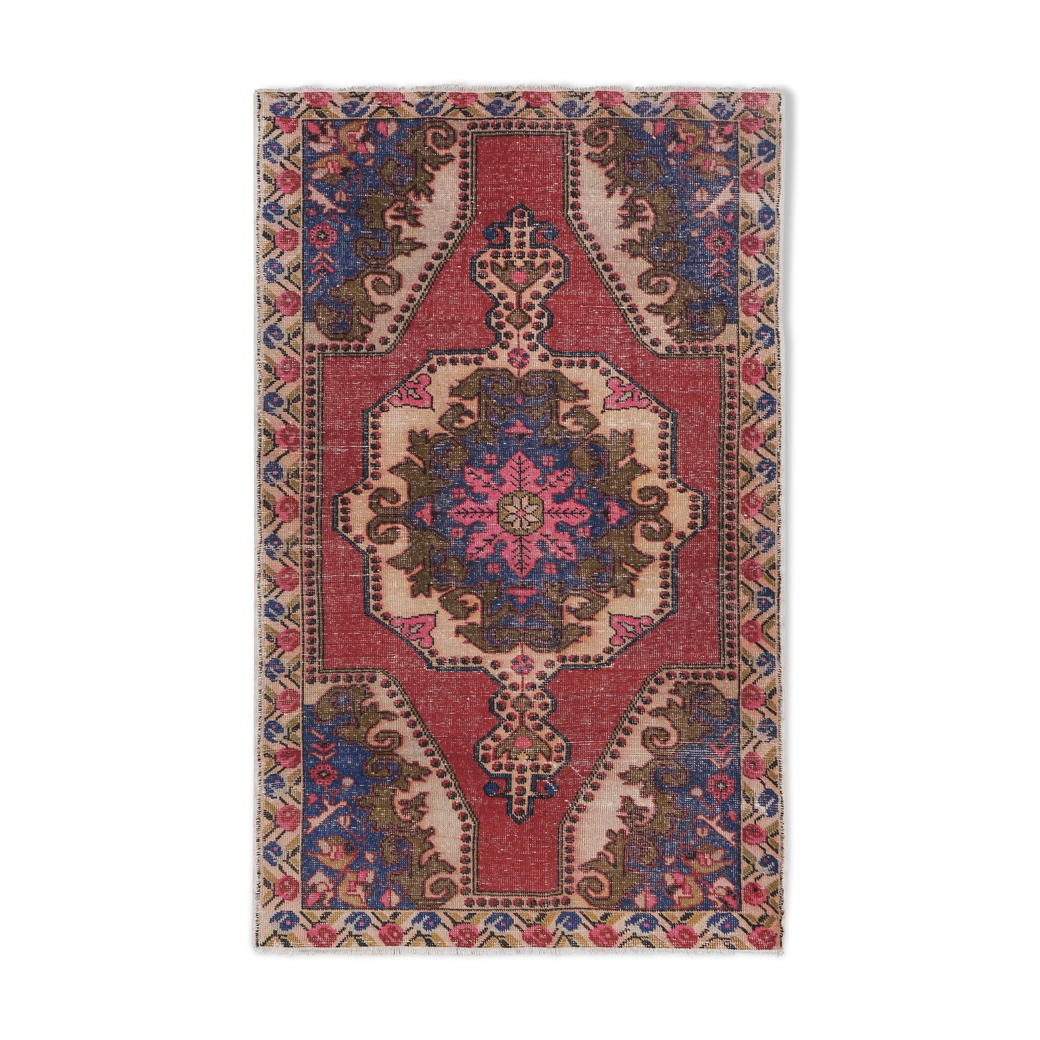 Tapis turc de Oushak, tissé à la main 135x220 cm