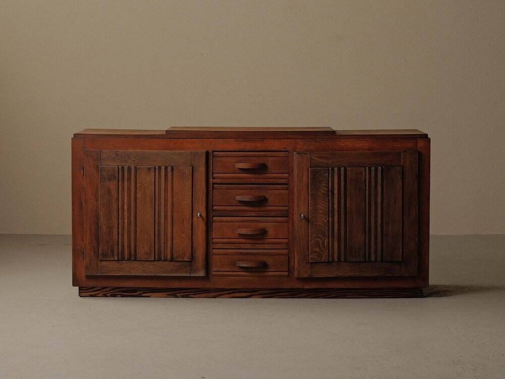 Art Deco oak sideboard, France, circa 1940
