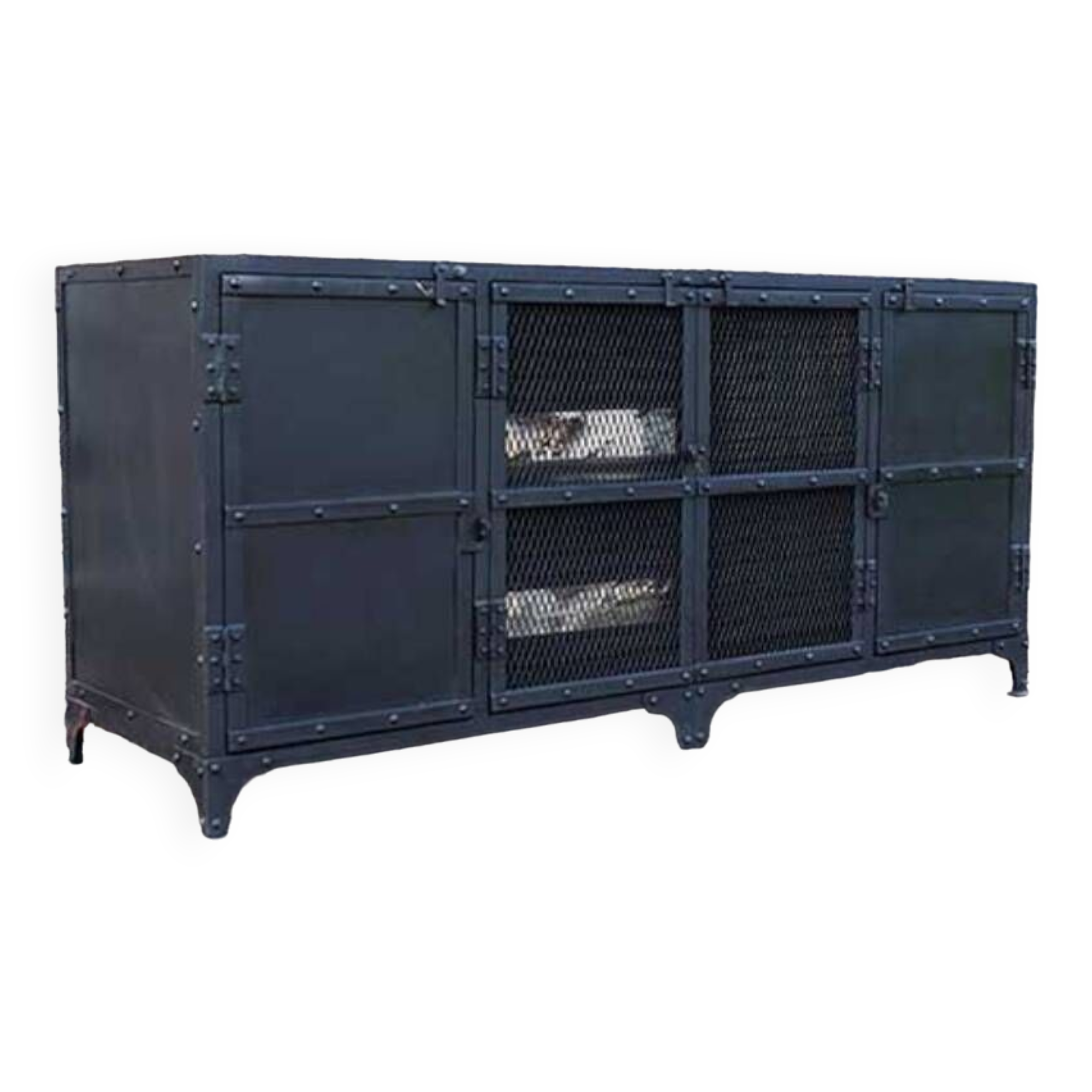 Industrial TV cabinet sideboard