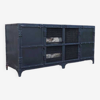 Industrial TV cabinet sideboard