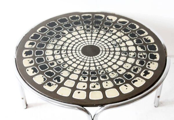 table basse du milieu du siècle des années 1970