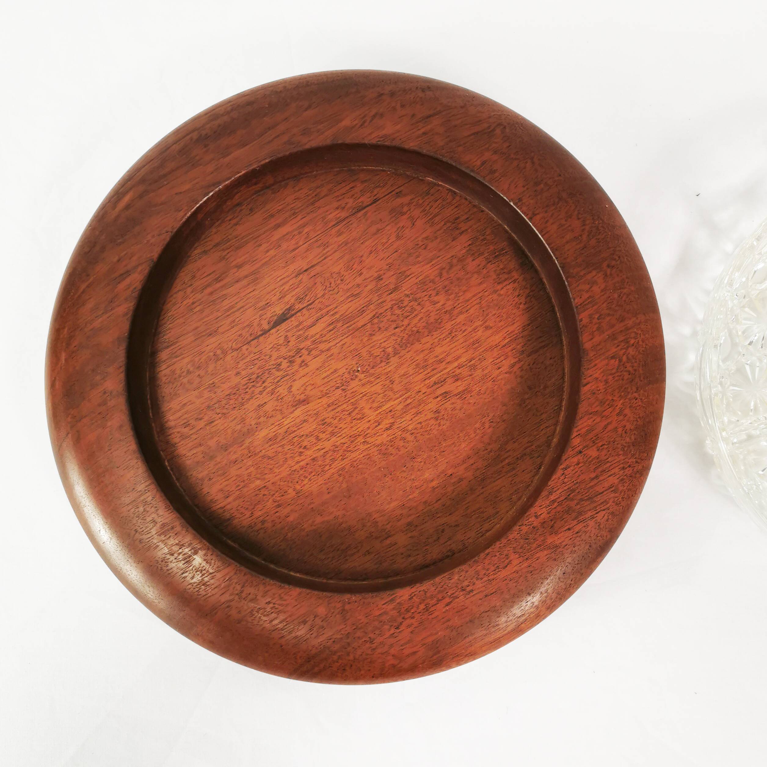 Mid Century teak snack plate, Richard Forgan Bwt, United Kingdom, 1960s.