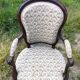 Paire de fauteuils style Louis XV en palissandre
