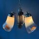 70s Mid Century Murano glass chandelier in Mazzega style.