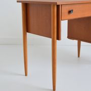 Scandinavian teak desk 1960 vintage