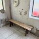 Paire de bancs de ferme en chêne