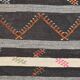 7x10 Contemporary Striped Kilim Area Rug, 204x300Cm
