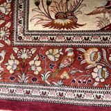 Tapis d'orient ghoum-qom soie iran persan 98 x 148 cm