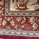 Oriental carpet ghoum-qom silk iran persian : 0.98 X 1.48 M