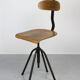 Pair of  swivel chairs industrial black, 1960s
