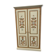 Armoire penderie peint à la main fleurs