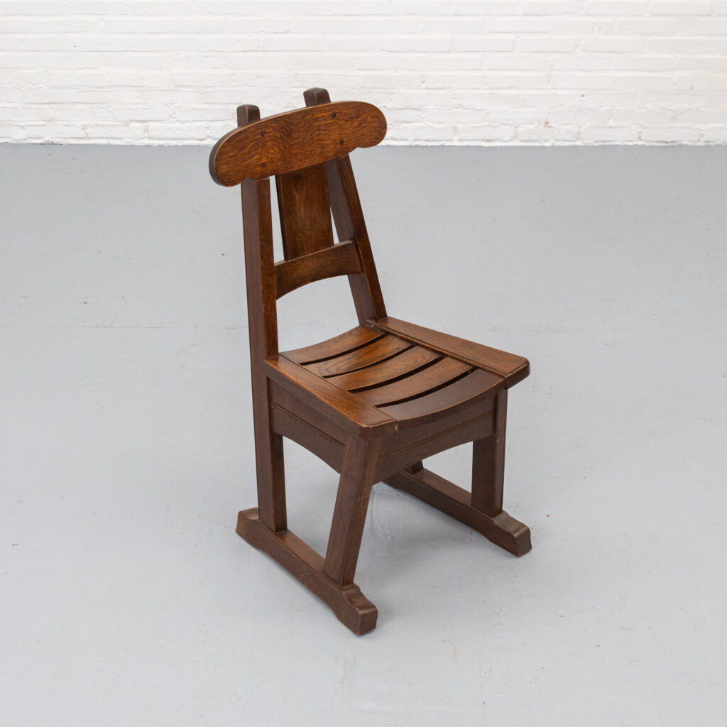 Ensemble de chaises de salle à manger brutalistes des années 1970